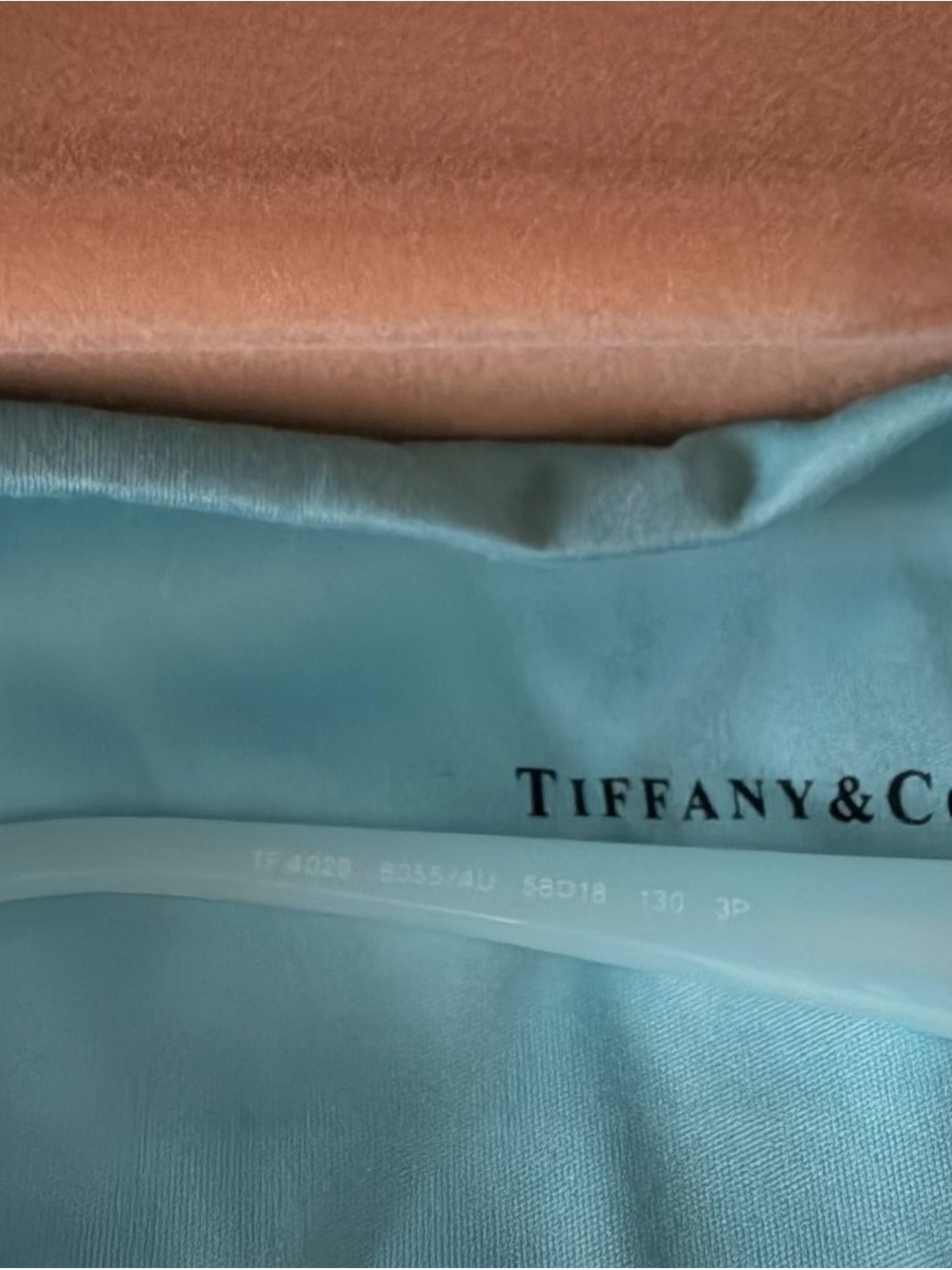Tiffany & Co. Black Women's Sunglasses with Tiffany Blue Case and Pouch - Picture 9 of 9